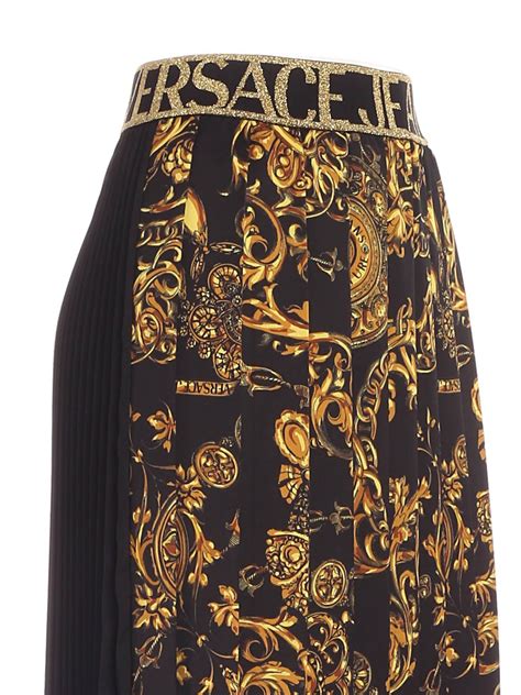 versace baroque pattern|versace baroque pleated skirt.